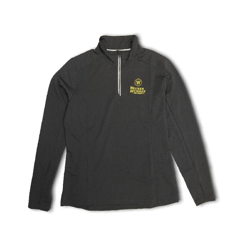 Ladies Western Michigan Textured 1/4-ZipFlash Sale – Act Fast!