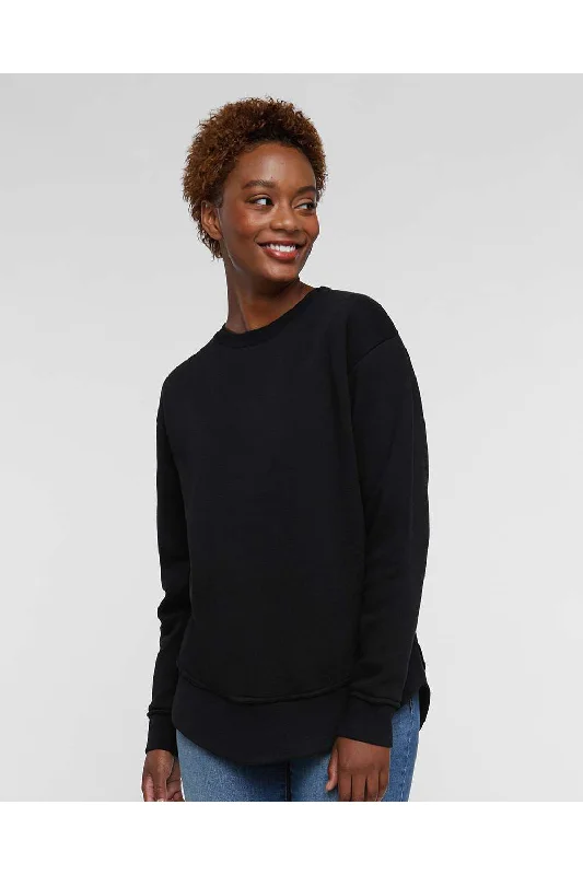 LAT Womens Weekend Fleece Crewneck Sweatshirt - Black - NEWThe Sale You’ve Been Waiting For! LAT Womens Weekend Fleece Crewneck Sweatshirt - Black - NEWThe Sale You’ve Been Waiting For!
