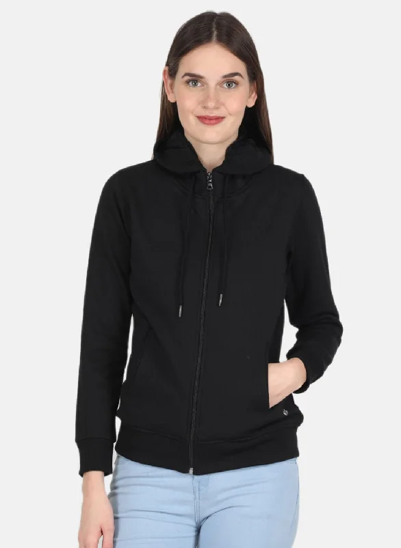 Women Black Solid SweatshirtGreat Deals, Just for You!
