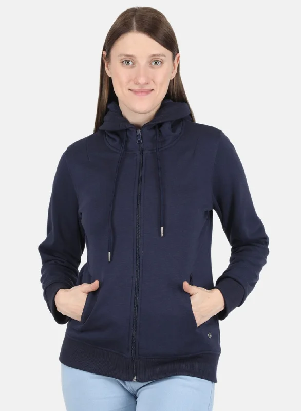 Women Blue Solid SweatshirtSavings You Can’t Ignore!