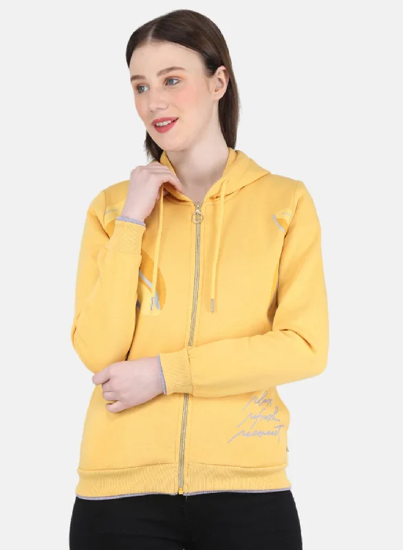 Women Gold Printed SweatshirtTime to Save Big!