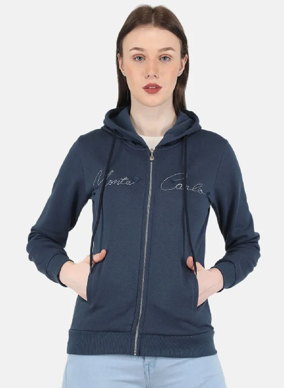 Women Grey Embroidered SweatshirtSave More Than Ever!