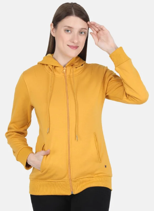 Women Mustard Solid SweatshirtToday Only – Don’t Miss It!