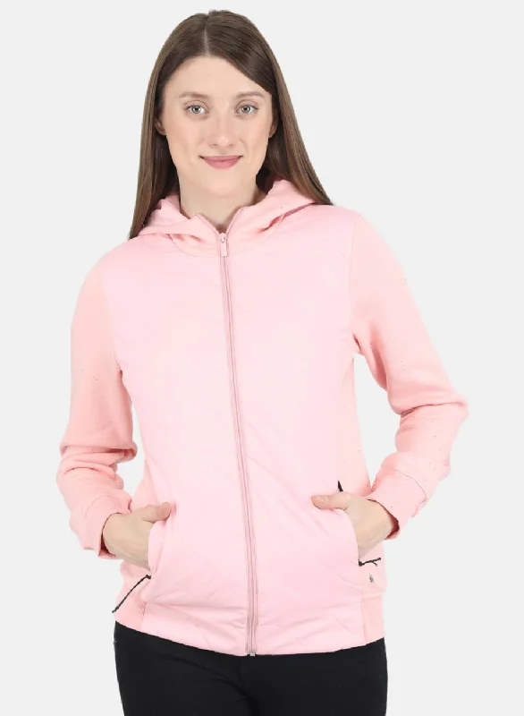 Women Peach Printed SweatshirtSpecial Offer – Act Fast!