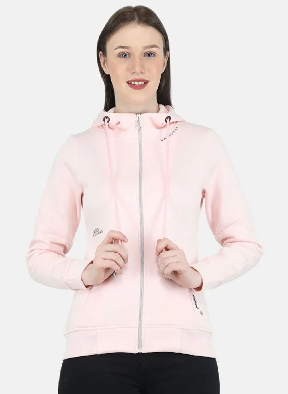 Women Pink Solid SweatshirtEnjoy Huge Discounts Now!