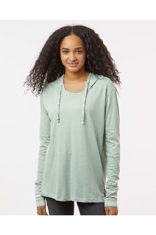 MV Sport Womens Heathered Jersey Hooded T-Shirt Hoodie - Greenstone - NEWMore Discounts, More Joy! MV Sport Womens Heathered Jersey Hooded T-Shirt Hoodie - Greenstone - NEWMore Discounts, More Joy!