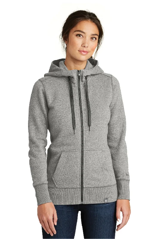 New Era Womens Sueded French Terry Full Zip Hooded Sweatshirt Hoodie - Light Graphite Grey TwistAmazing Prices You Can’t Resist! New Era Womens Sueded French Terry Full Zip Hooded Sweatshirt Hoodie - Light Graphite Grey TwistAmazing Prices You Can’t Resist!