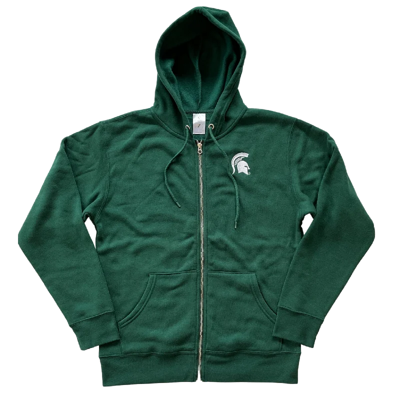 Spartan Helmet Zippered Fleece HoodieGet the Best for Less!