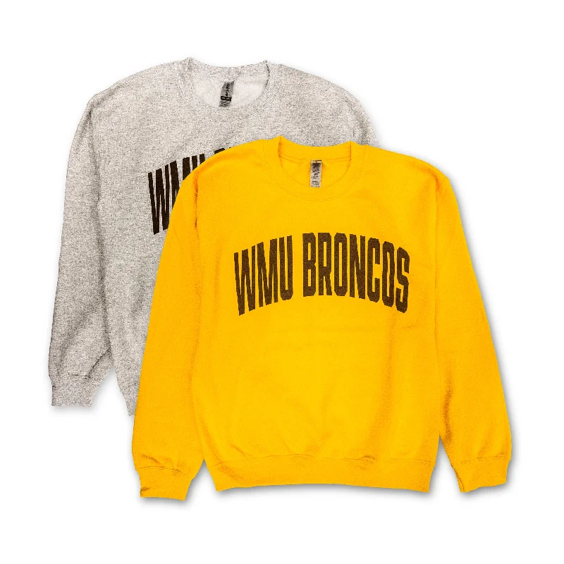 WMU Broncos Crewneck SweatshirtHot Deals You Can’t Resist!