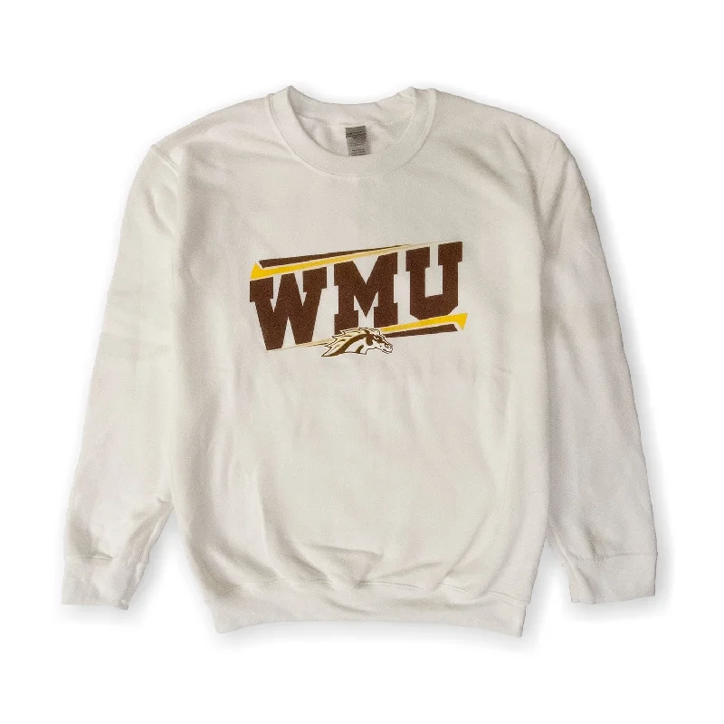 WMU Slant CrewneckShop More, Spend Less!