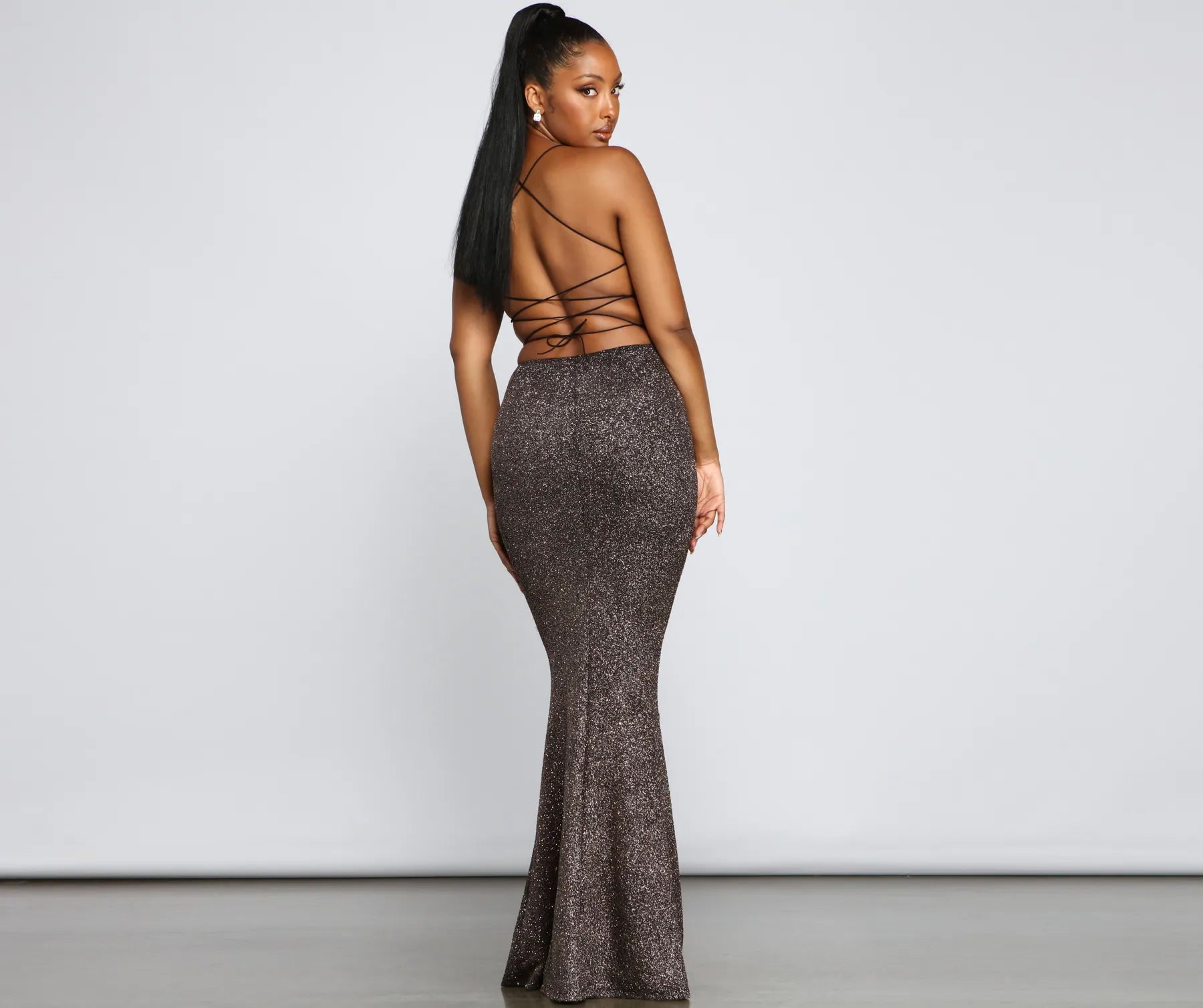 Jessica Glitter Knit Mermaid DressThe Best Offers Are Here!