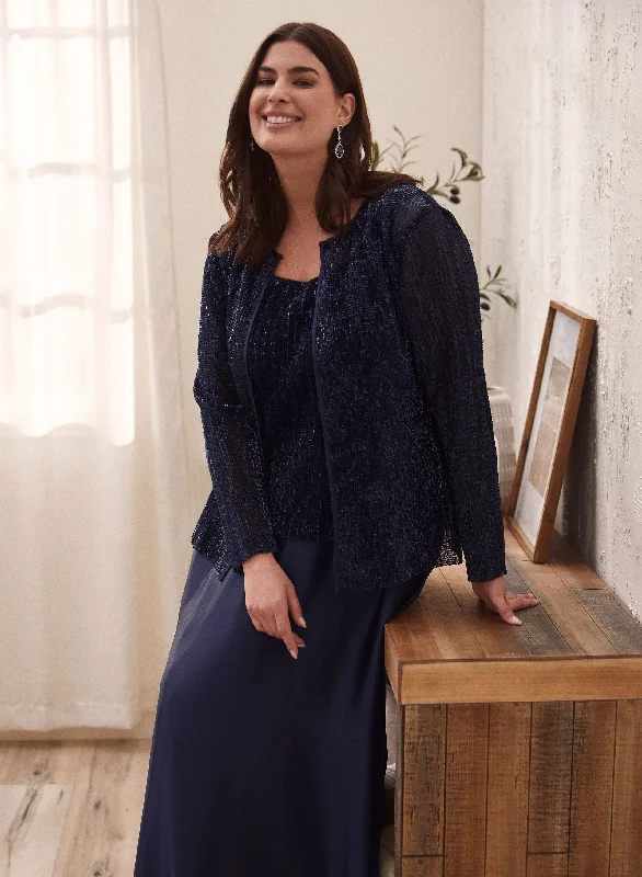 Marina - Sequin Detail Dress & Jacket SetYour Shopping Spree Starts Here!