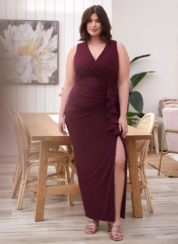 V-Neck Ruched Detail DressShop Smart, Save Big!