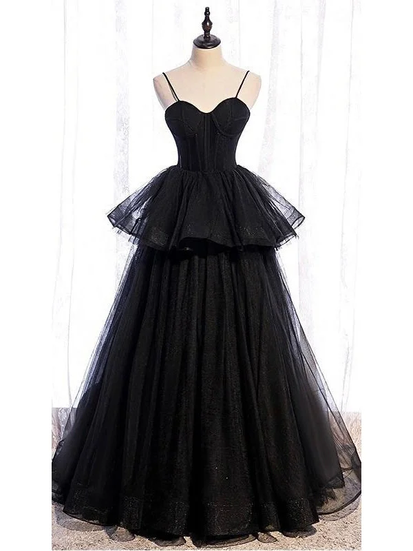 A-line Black Princess Straps Floor-Length Sweatheart Long Women Evening Prom Dresses PD804Flash Sale – Act Fast! A-line Black Princess Straps Floor-Length Sweatheart Long Women Evening Prom Dresses PD804Flash Sale – Act Fast!
