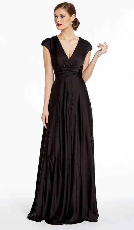 Alyce Paris - 27305 Satin Chiffon V Neck A-Line Dress - 1 pc Black in Sizes 8 AvailableHurry! While Supplies Last! Alyce Paris - 27305 Satin Chiffon V Neck A-Line Dress - 1 pc Black in Sizes 8 AvailableHurry! While Supplies Last!