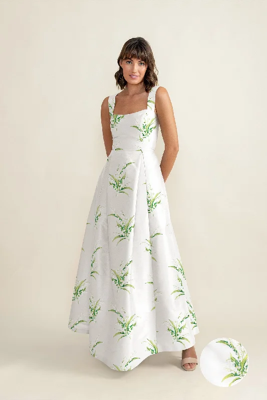 Beckett Bodice with Archer Skirt Floor in JacquardMore Discounts, More Joy!