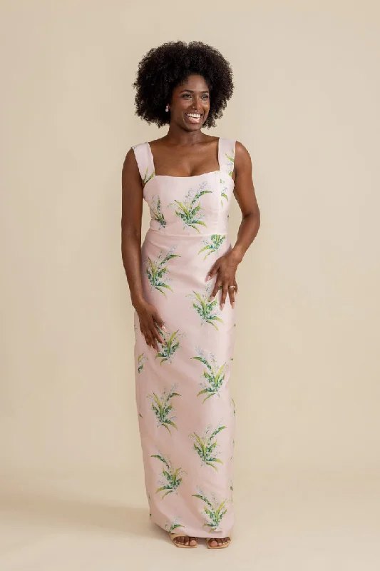 Beckett Bodice with Straight Skirt Floor in JacquardGet It Before It’s Gone!