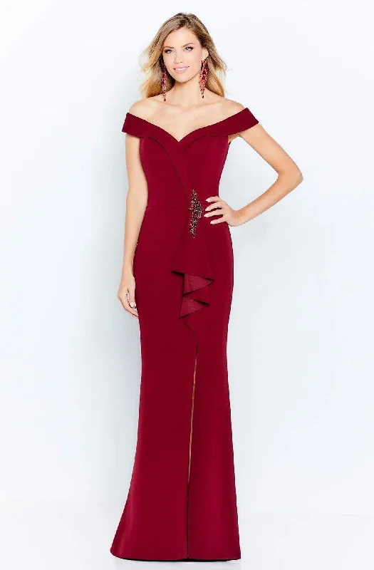 Cameron Blake - 120614 Off-Shoulder Sheath Mother of the Bride DressYour Discount is Waiting! Cameron Blake - 120614 Off-Shoulder Sheath Mother of the Bride DressYour Discount is Waiting!