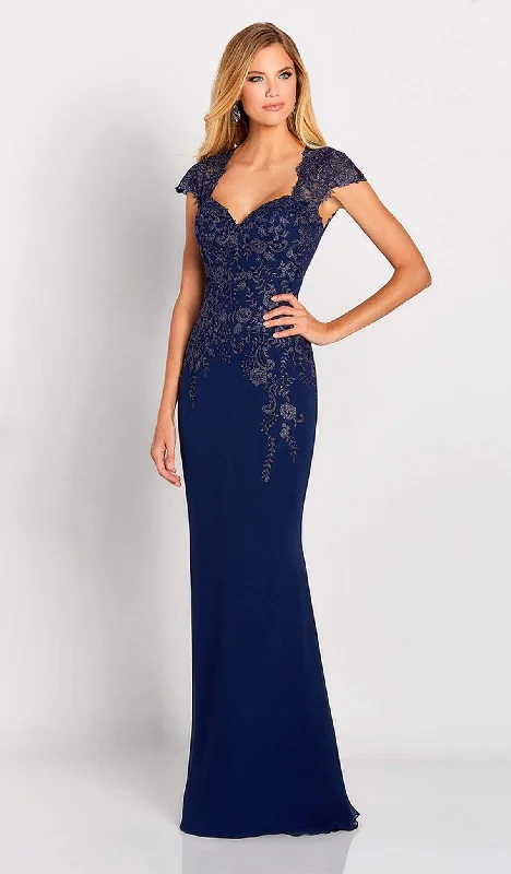 Cameron by Mon Cheri - Ornate Cap Sleeve Queen Anne Gown 119651 - 1 pc Navy In Size 10 and 1 pc Water in size 18 AvailableThe Best Deals Won’t Wait! Cameron by Mon Cheri - Ornate Cap Sleeve Queen Anne Gown 119651 - 1 pc Navy In Size 10 and 1 pc Water in size 18 AvailableThe Best Deals Won’t Wait!