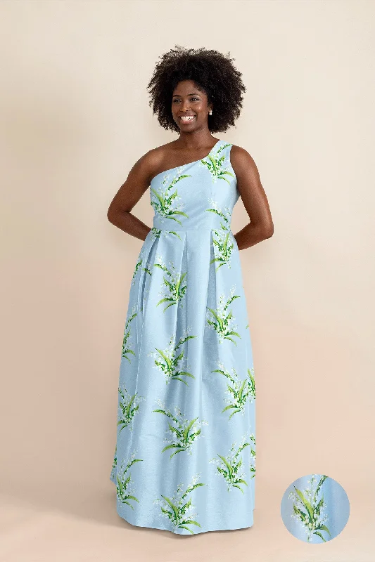 Cason Bodice with Dahlia Skirt Long in JacquardSave Like Never Before!