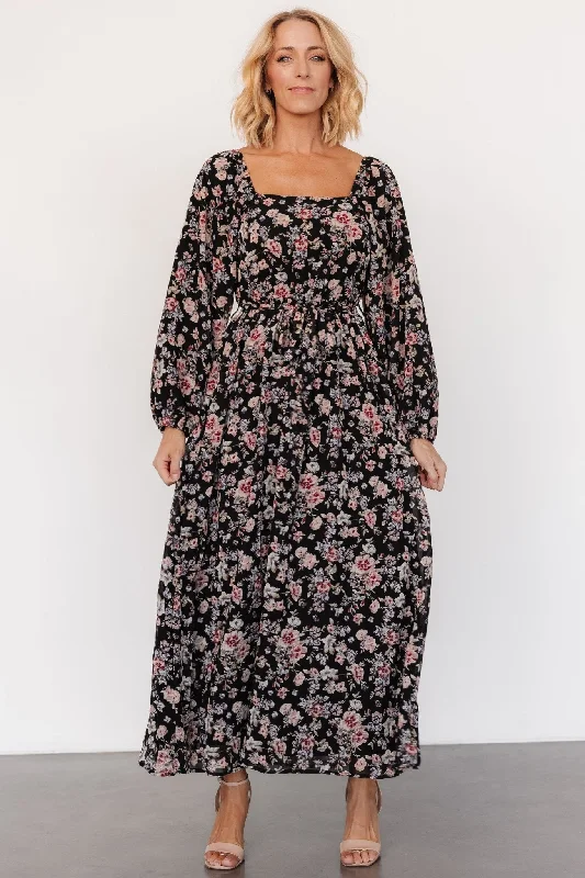 Della Dress | Black Multi FloralDon’t Wait – Shop Today!