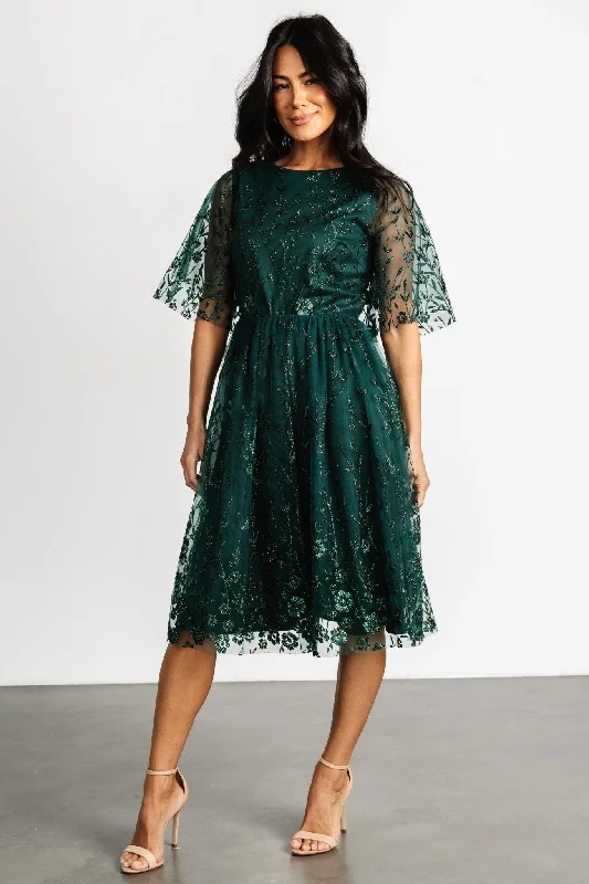 Duchess Tulle Dress | Dark Green SparkleShop Smart, Save Big!