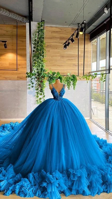 Elegant blue ball gown Long Prom Dress    cg22341Sale Alert – Get Ready to Shop!