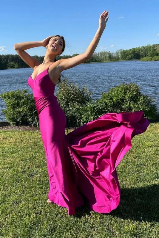 Elegant Hot Pink Mermaid Long Prom Dress    cg22339Incredible Savings Inside!