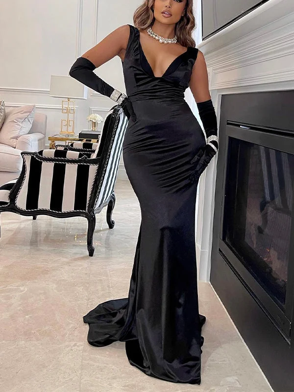 Fashion Simple New Sexy Black Popular Mermaid Long Women Evening Prom Dresses PD781Get the Best for Less! Fashion Simple New Sexy Black Popular Mermaid Long Women Evening Prom Dresses PD781Get the Best for Less!