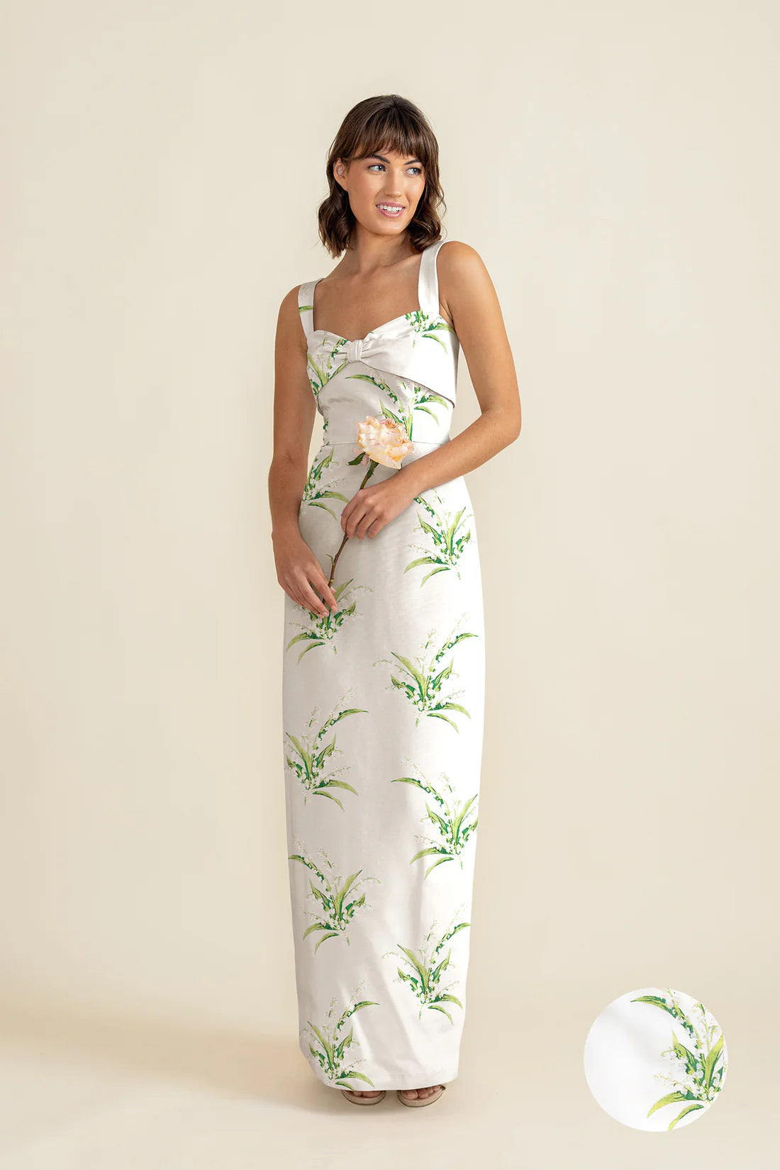 Grace Bodice with Straight Skirt Floor in JacquardEvery Deal is a Steal!