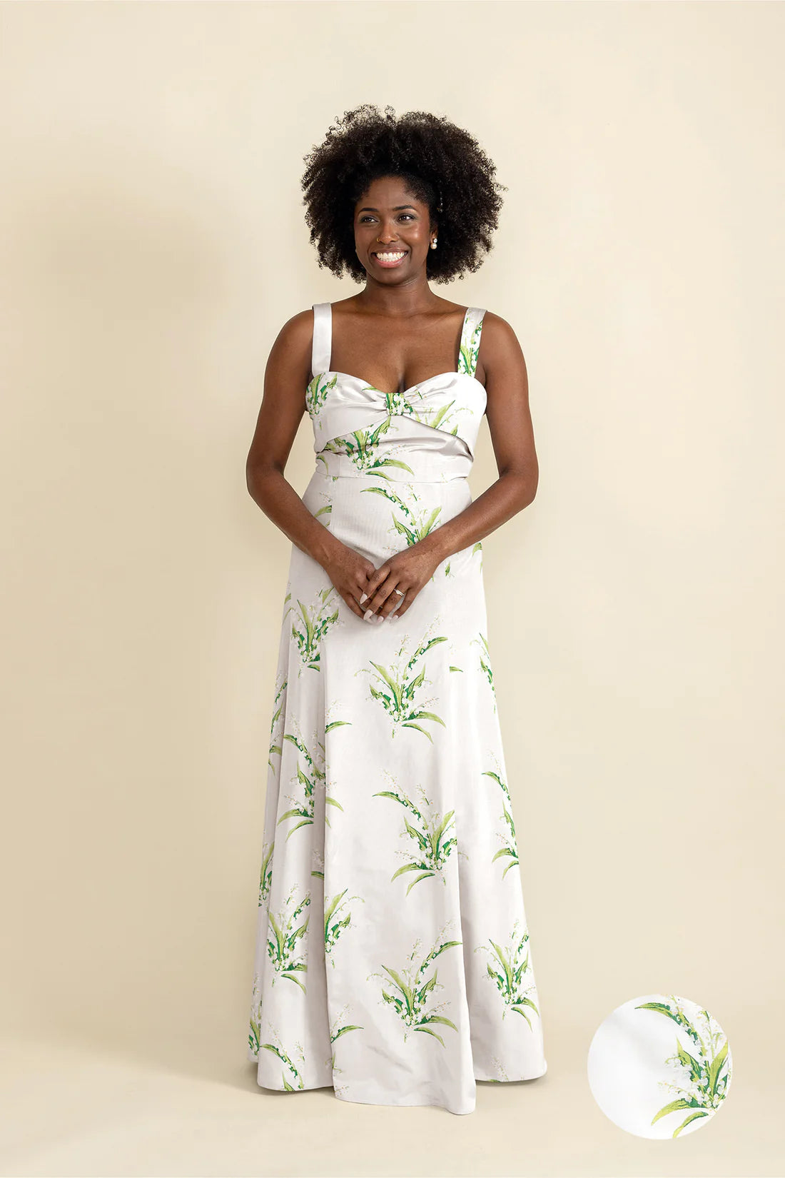 Grace Bodice with Trumpet Skirt Floor in JacquardMega Sale Happening Now!