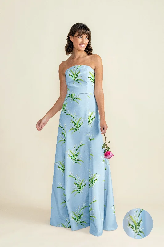 Hannah Bodice with Trumpet Skirt in JacquardHurry, Sale Ends Soon!