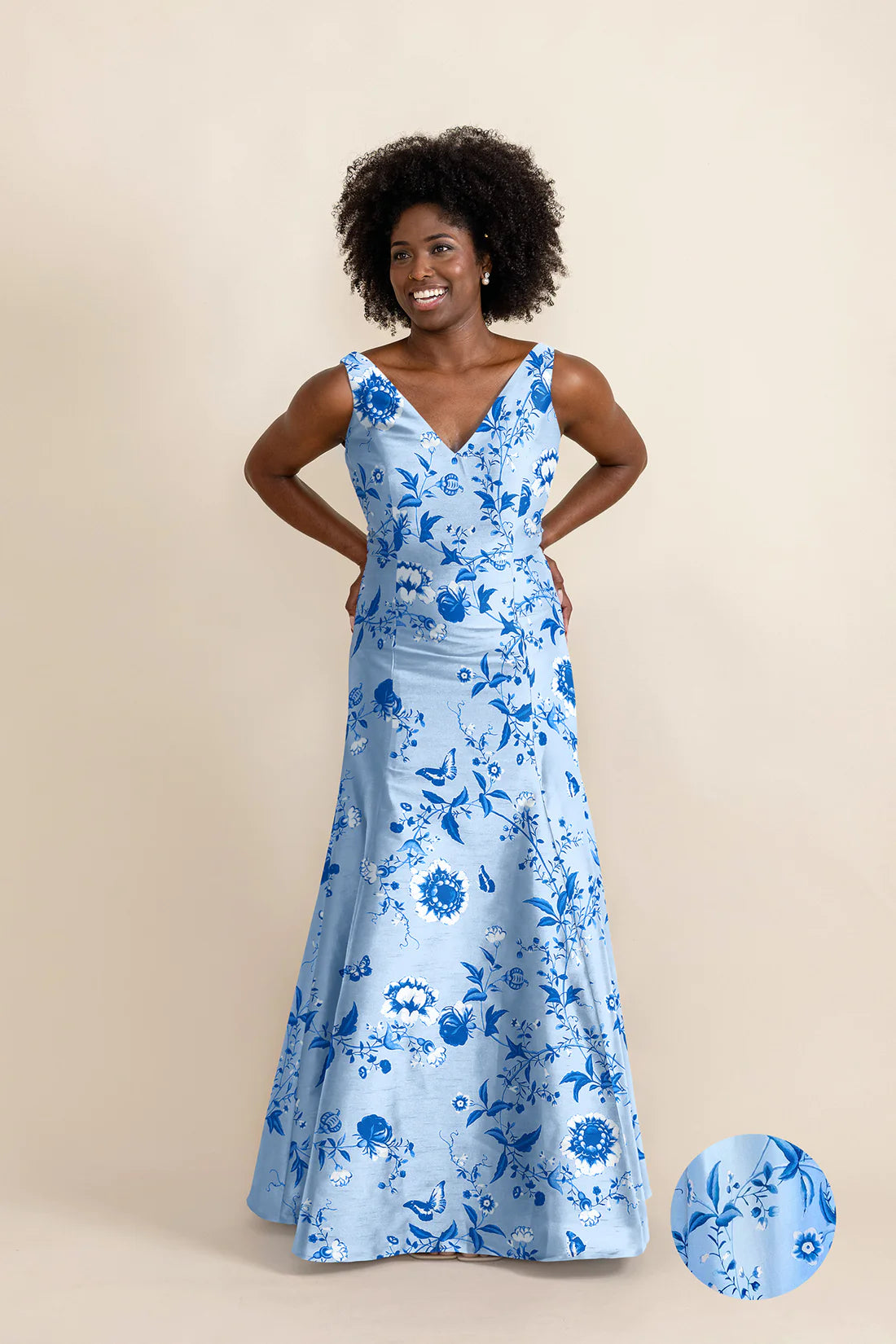 Harper Bodice with Trumpet Skirt in Floral Vine SateenSave More When You Shop More! Harper Bodice with Trumpet Skirt in Floral Vine SateenSave More When You Shop More!