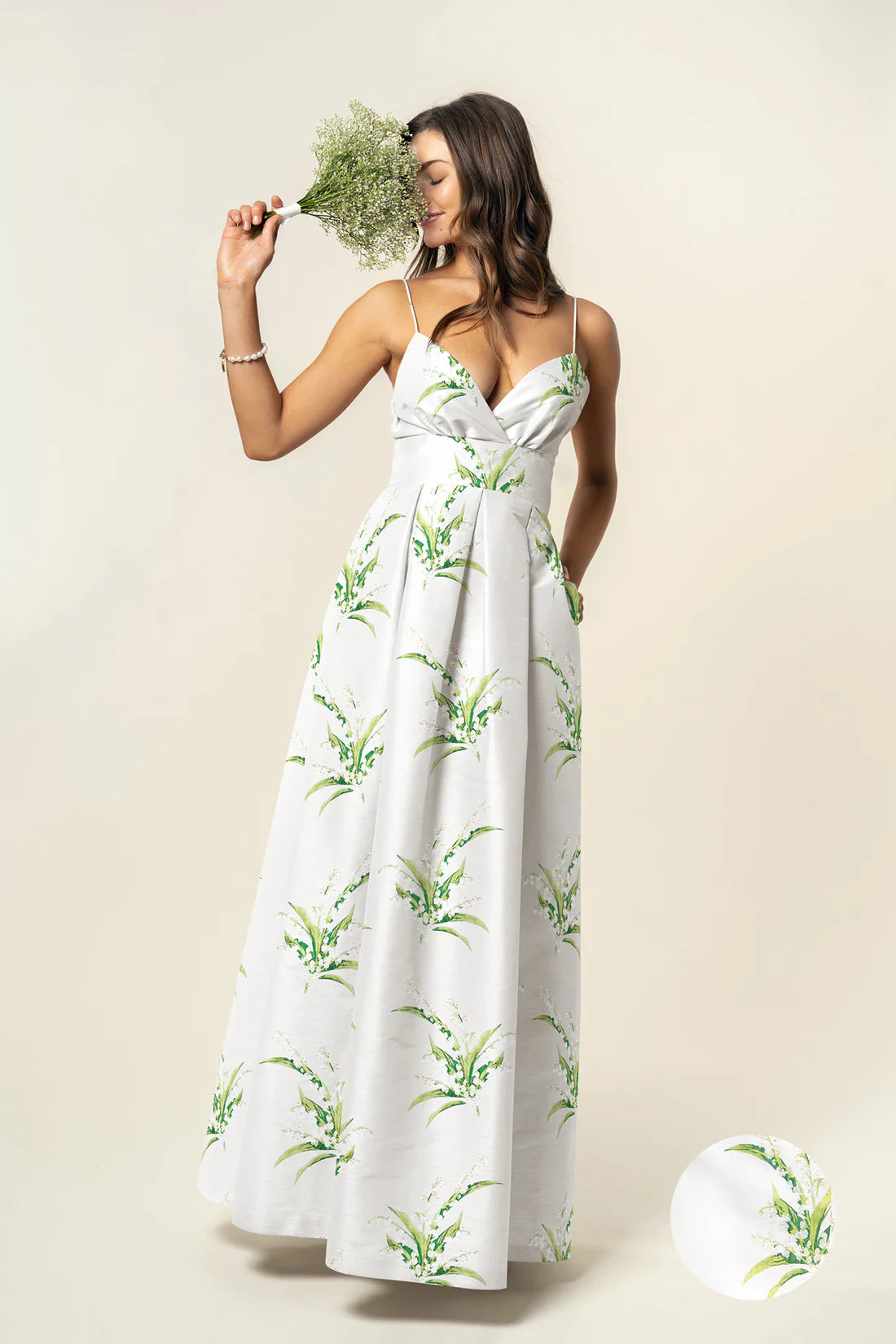Jacqueline Bodice with Dahlia Skirt Long in JacquardDon't Miss Out!