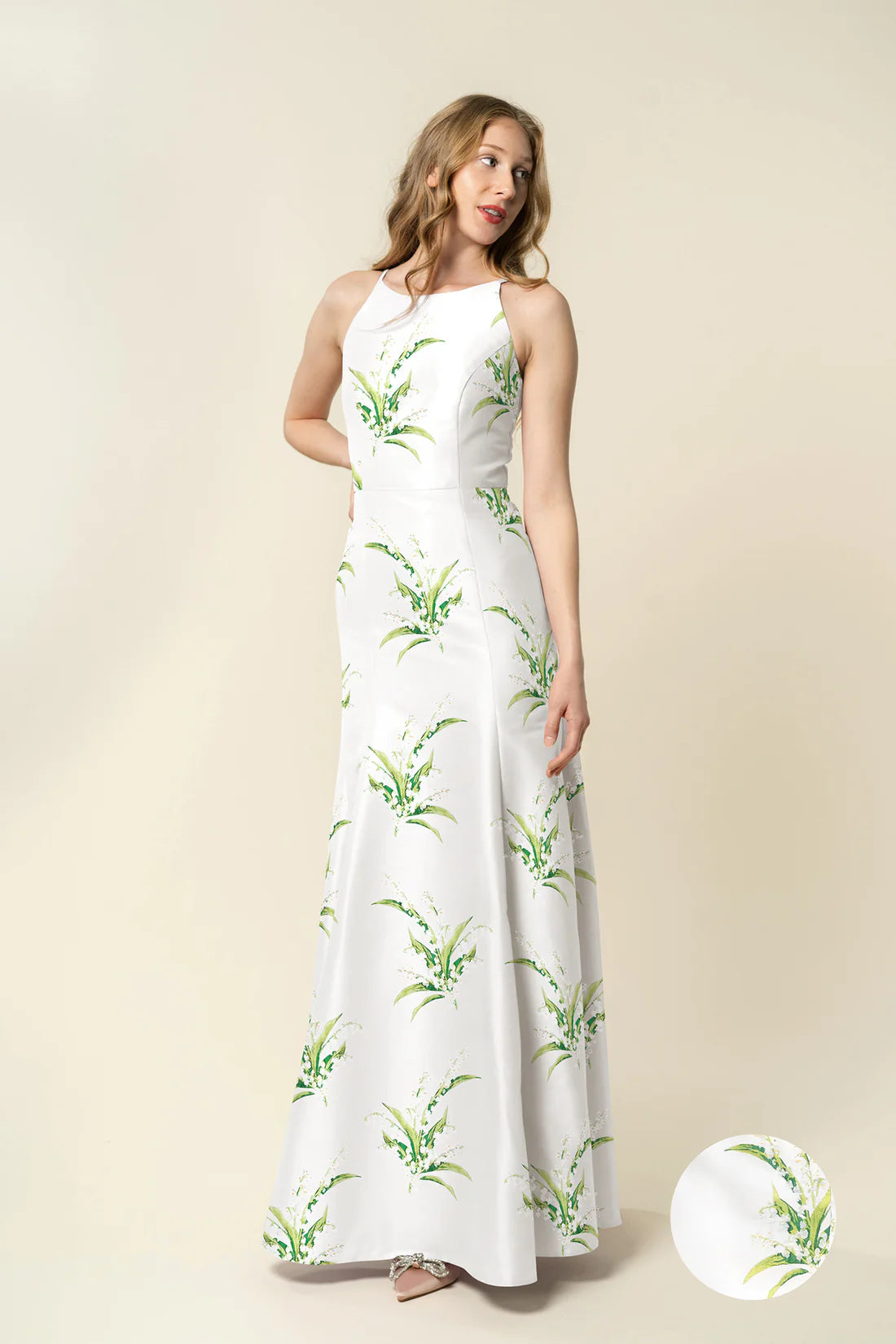 Kyle Bodice with Trumpet Skirt in JacquardExclusive Savings This Week!