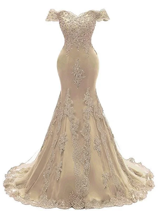 Lace Mermaid Long Evening Prom Dresses    cg22300Huge Savings – Act Now!