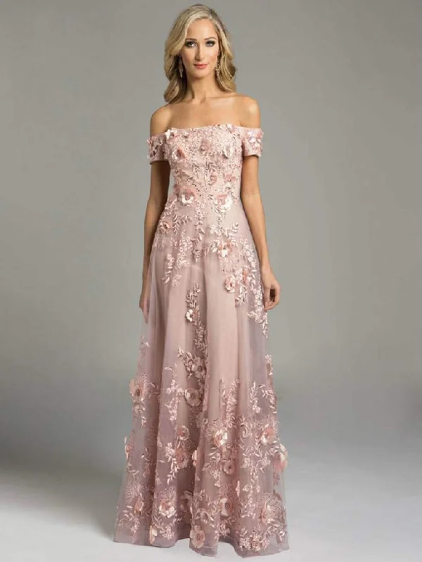 Lara Dresses - Charming Off The Shoulder Long Floral A-line Gown 33211 - 1 pc Dusty Rose in Size 16 AvailableShop More, Spend Less! Lara Dresses - Charming Off The Shoulder Long Floral A-line Gown 33211 - 1 pc Dusty Rose in Size 16 AvailableShop More, Spend Less!