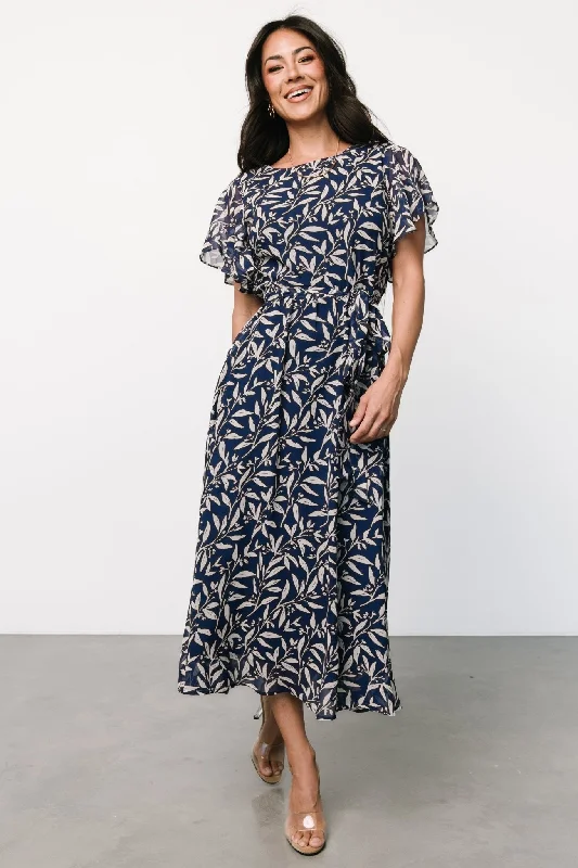 Laurel Midi Dress | Blue + Gray FloralThe Sale You’ve Been Waiting For!