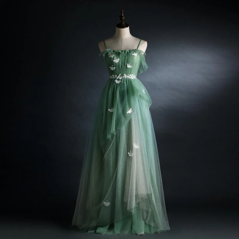 Light Green Straps Tulle Floor Length A-Line Prom Dress, Tulle Scoop Party Dress Formal Dress cg22222Exclusive Offers You’ll Love! Light Green Straps Tulle Floor Length A-Line Prom Dress, Tulle Scoop Party Dress Formal Dress cg22222Exclusive Offers You’ll Love!