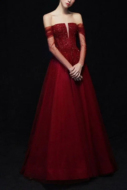 long evening dress prom dress Wine Red Evening Dress cg22316Buy One, Get One Free! long evening dress prom dress Wine Red Evening Dress cg22316Buy One, Get One Free!