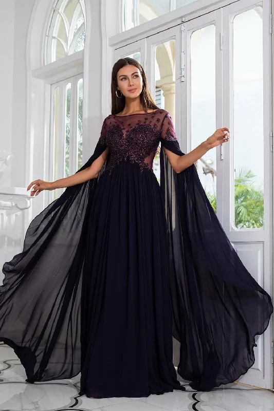 Luxurious A Line Bateau Long Mother Dress with Long SleevesDon’t Wait – Deals Won’t Last! Luxurious A Line Bateau Long Mother Dress with Long SleevesDon’t Wait – Deals Won’t Last!