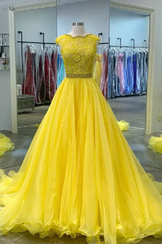 New Brand Yellow Lace Tulle Beaded Long Prom Dress Formal Dresses cg22209Buy One, Get One Free! New Brand Yellow Lace Tulle Beaded Long Prom Dress Formal Dresses cg22209Buy One, Get One Free!