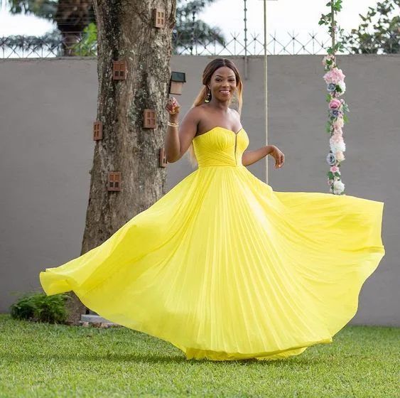 Prom Dresses Long Yellow Chic Prom Dress    cg22320Hot Deals You Can’t Resist!