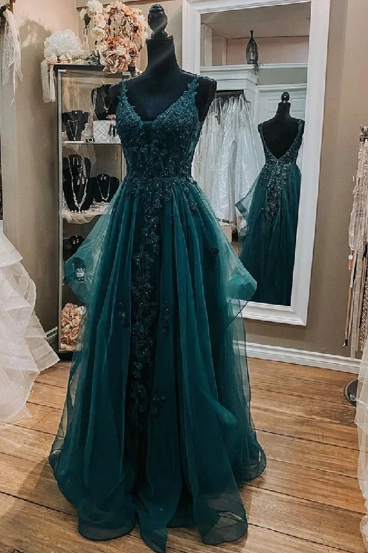 V Neck Open Back Dark Green Lace Beaded Long Prom Dresses, Dark Green Lace Formal Dresses, Dark Green Evening Dresses cg22274Don't Miss Out! V Neck Open Back Dark Green Lace Beaded Long Prom Dresses, Dark Green Lace Formal Dresses, Dark Green Evening Dresses cg22274Don't Miss Out!