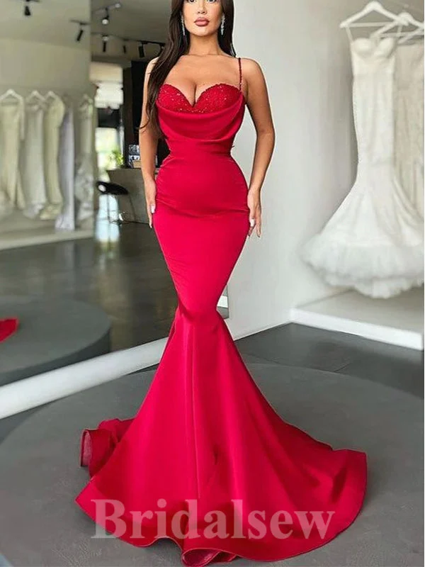 Spaghetti Straps Sexy Modest Sleeveless Satin Mermaid Long Women Evening Prom Dresses PD786Your Exclusive Offer Awaits! Spaghetti Straps Sexy Modest Sleeveless Satin Mermaid Long Women Evening Prom Dresses PD786Your Exclusive Offer Awaits!
