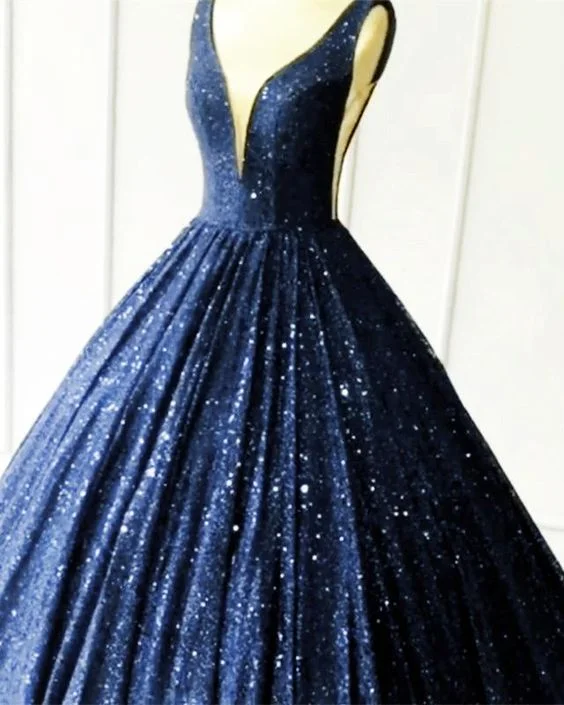Sparkle Sequin Prom Dresses Plunge Ball Gown    cg22202Your Exclusive Offer Awaits!