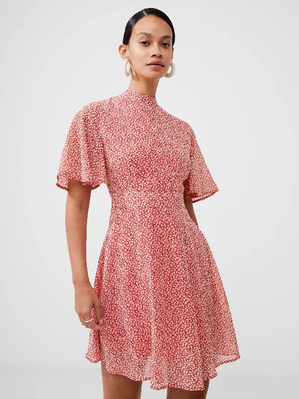Floral Georgette Mini DressScore Big Savings Today!