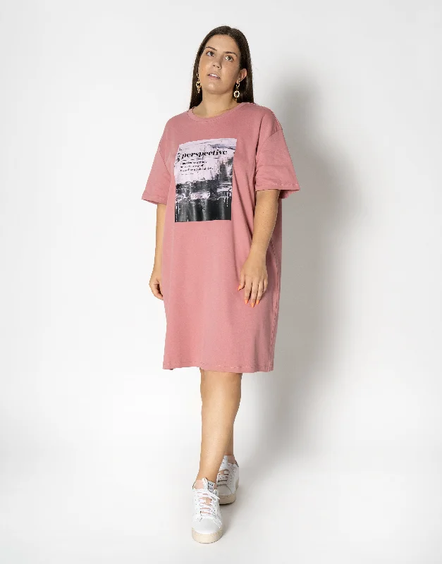 Graphic Print T-shirt Mini DressBest Price of the Season!