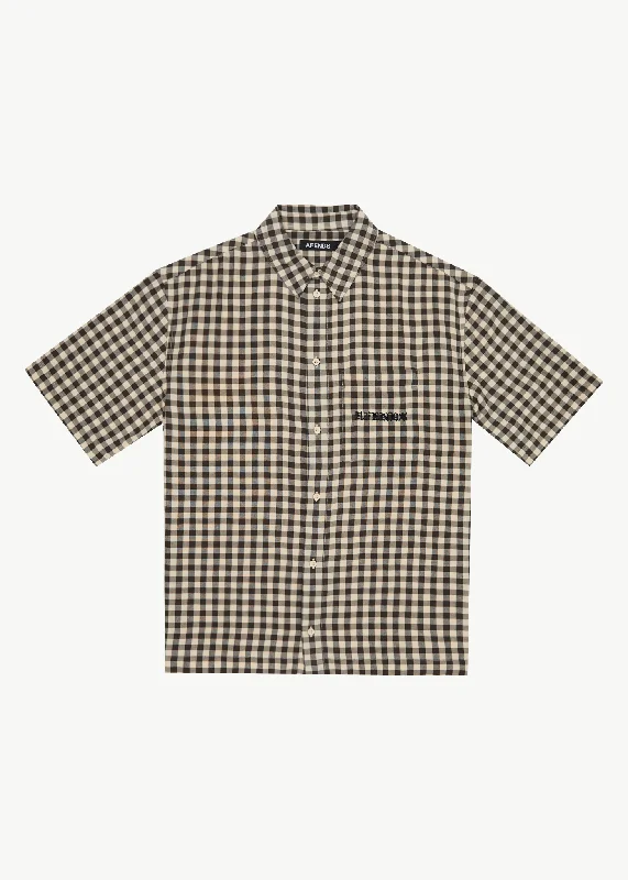 AFENDS Mens Gambet - Short Sleeve Shirt - SandBuy More, Pay Less!