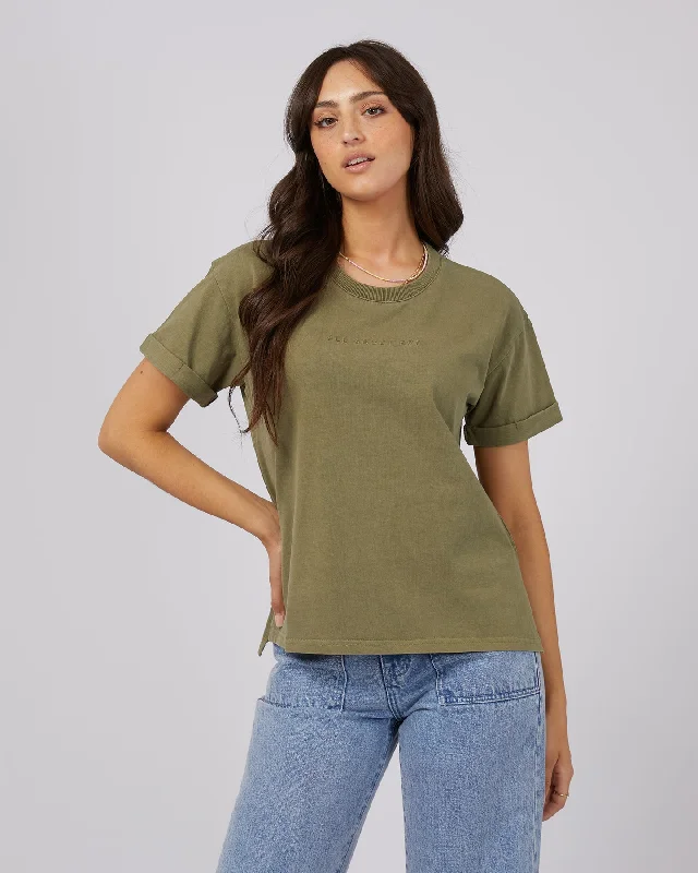 All About Eve AAE Washed Tee KhakiPrice Drops You’ll Love!